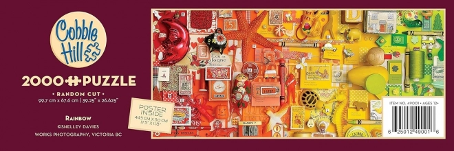 Cobble Hill szivárvány puzzle 2000 darabos