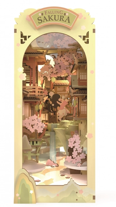 Falling Sakura könyvtámasz 3D puzzle