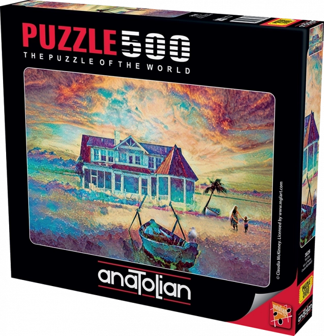 Palmás sziget puzzle 500 darabos