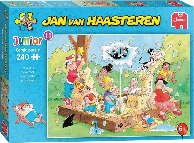 Jumbo - jvh junior piskovats játék puzzle, 240 darab