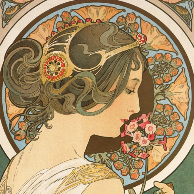 notique - alfons mucha jegyzet naptár 2025