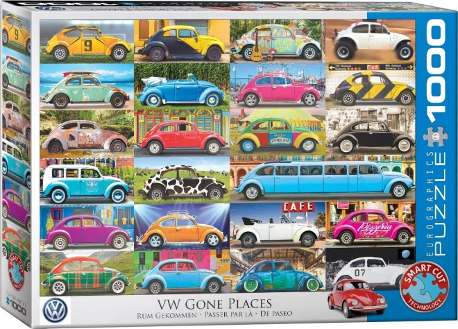 Eurographics puzzle volkswagen beetle: bogár úton 1000 darab