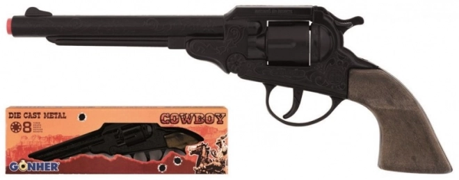 Fém fém cowboy revolver 8 töltény GONHER 88/6