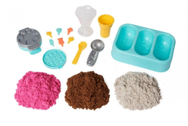 Illatos Kinetic Sand Fagylalt Készlet