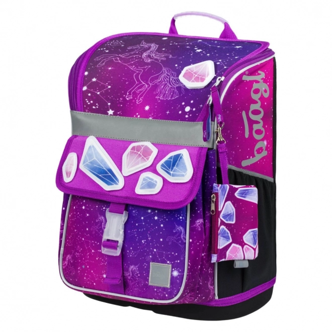 Baagl iskolai aktatáska Zippy Unicorn Universe