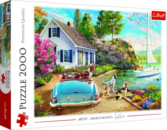 Trefl puzzle 2000 darabos - nyaraló kikötő