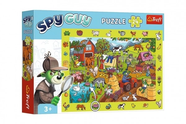 Spy Guy megfigyelő puzzle - Farm 24 darabos