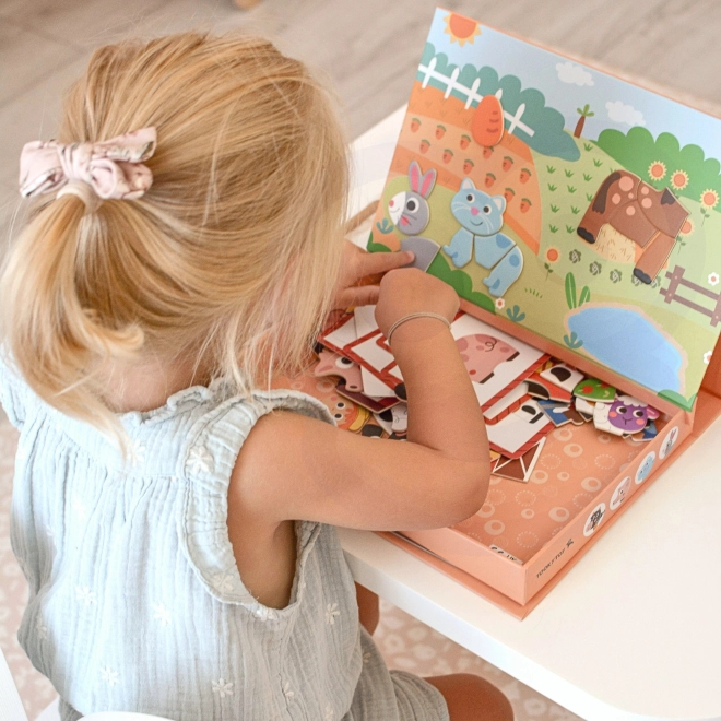Tooky Toy Mágneses Puzzle Farm