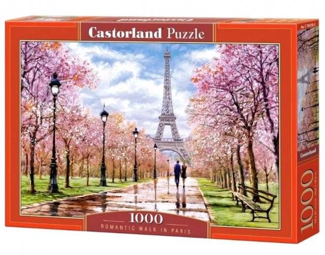 Romantikus séta Párizsban puzzle 1000 darabos Castorland