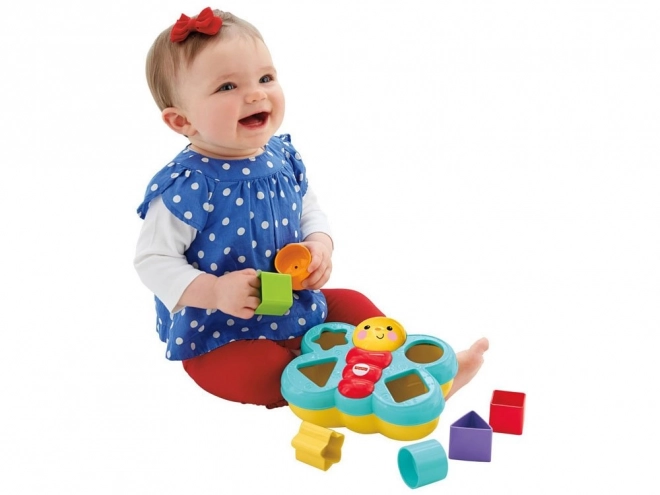 Fisher-Price színes pillangó formaválogató játék