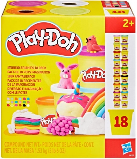Play-Doh nagy készlet 18 tégely