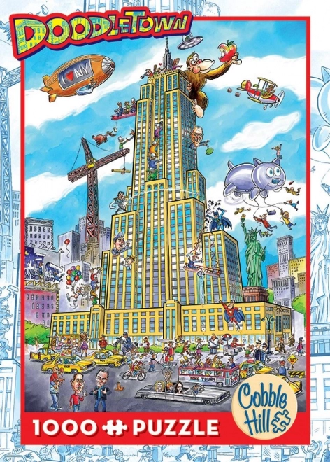 Cobble Hill puzzle DoodleTown: Empire State 1000 darab