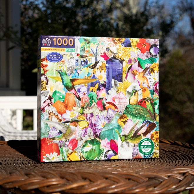 Kolibrik és drágakövek 1000 darabos puzzle