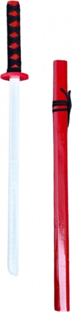Fa gyakorló katana piros 70 cm