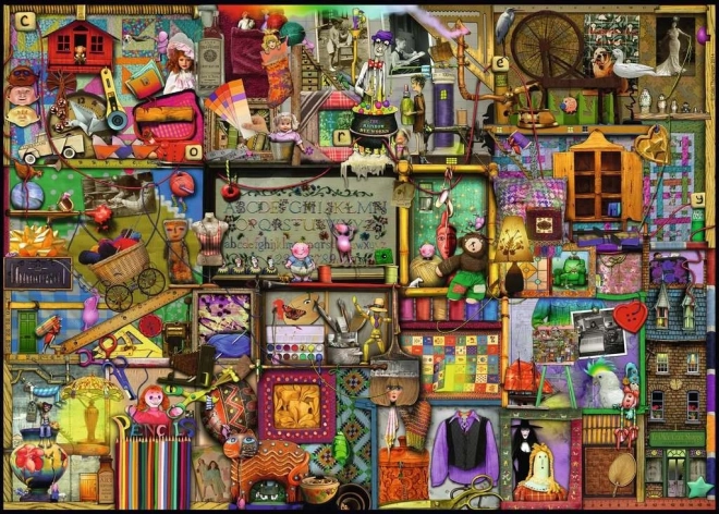 Ravensburger egyedülálló kredenc puzzle 1000 darabos