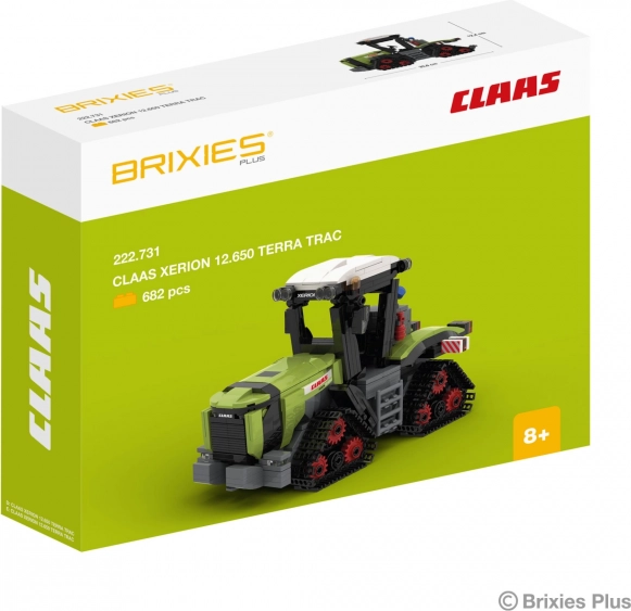 BRIXIES Plus Claas Xerion 12.650 Terra Trac lánctalpas traktor építőkészlet