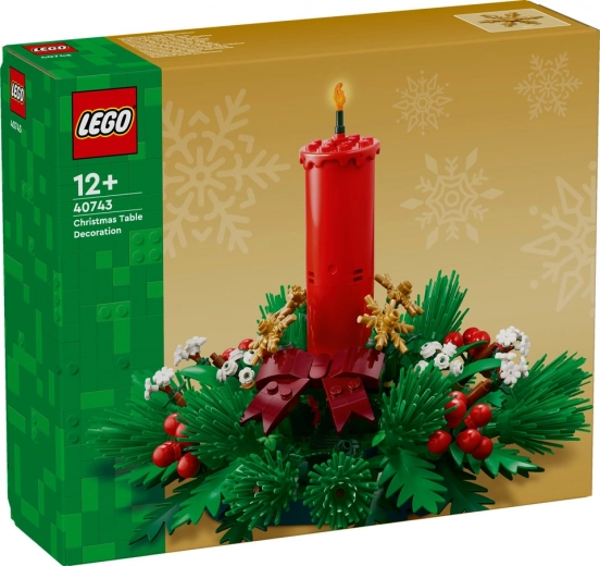 LEGO ikonikus ünnepi asztali dekoráció