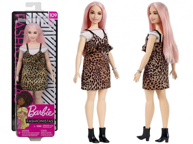 Barbie fashionistas babaruha leopárd mintás