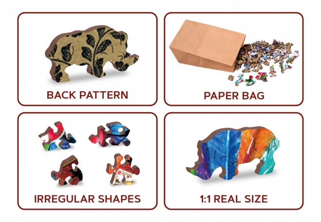 Mystikus Róka Fa Puzzle 250 darab