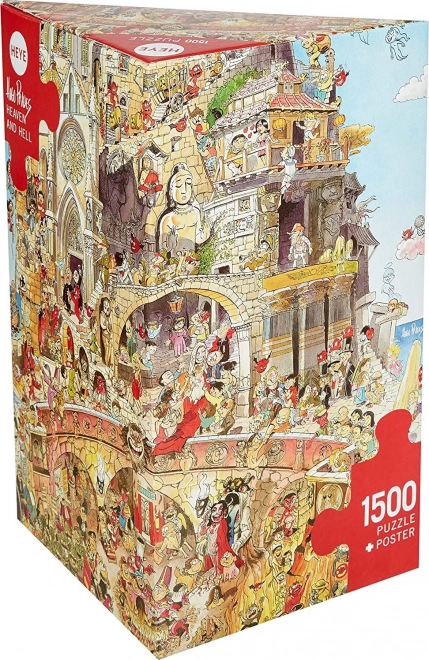 Nebe és pokol puzzle 1500 darabos