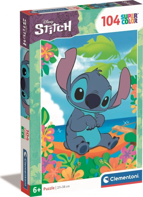 clementoni puzzle 104 darabos stitch minta