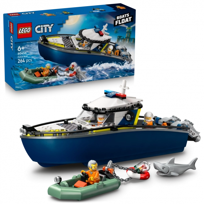 LEGO City Rendőrségi hajós üldözés