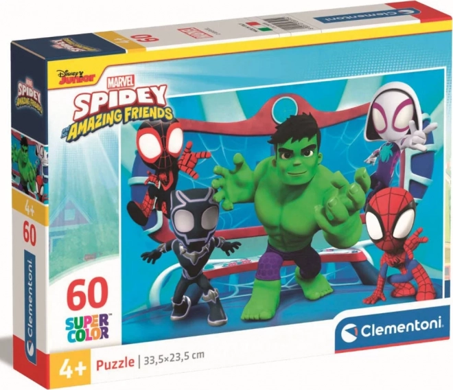 Spidey és csodálatos barátai puzzle 60 darabos