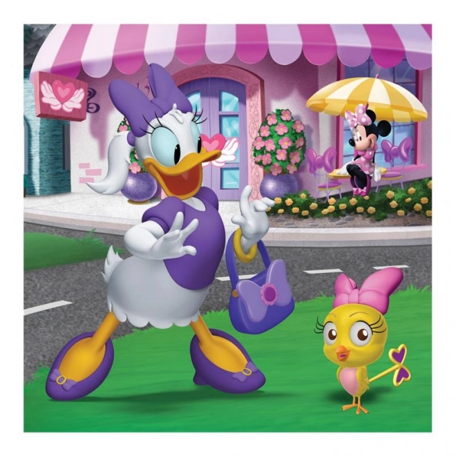 Minnie egér 3x55 darabos puzzle szett