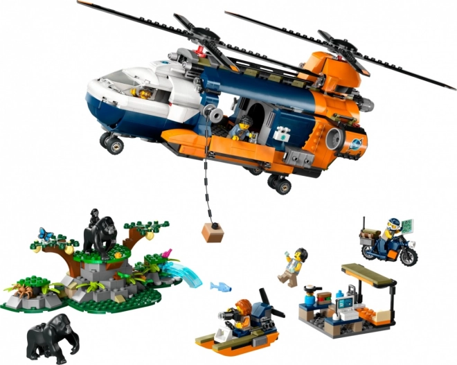 Kétrotoros helikopter működő csörlővel