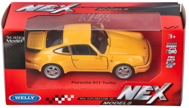 fém model porsche 911 turbo (964), 1:36 arány