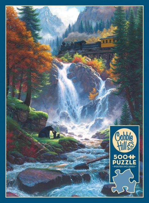 Hegyi-átjáró puzzle 500 darabos - Cobble Hill