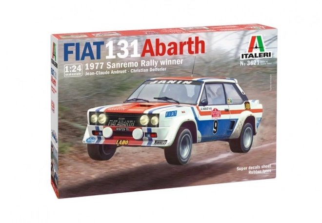 Fiat 131 Abarth 1977 San Remo Rally makett