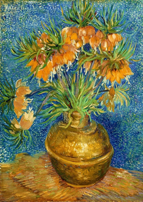 Vincent Van Gogh Rézvázás liliomok puzzle 1000 darabos