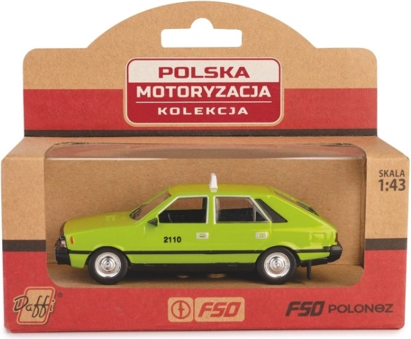 FSO Polonez Taxi zöld modellautó 1:43