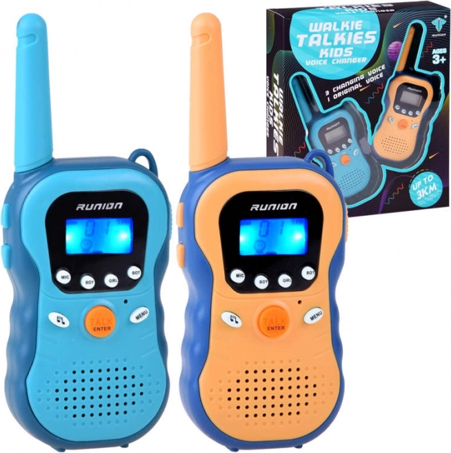 Gyerek walkie-talkie adóvevők akár 3 km hatótávval és hangváltóval