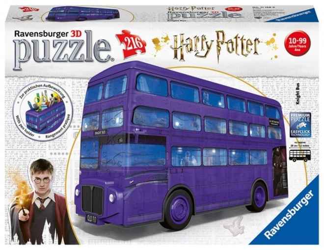 Harry Potter 3D Puzzle - Bűbájos Lovag Busz