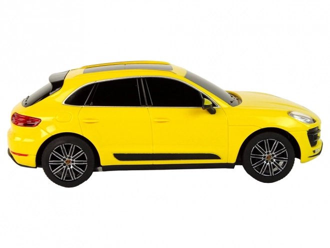 Rastar porsche macan turbo sárga távirányítós autó 1:24