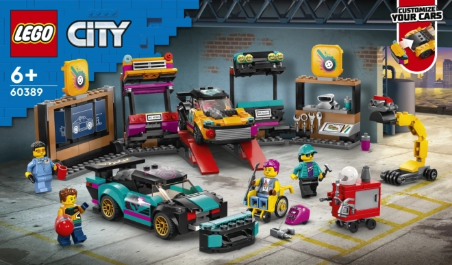 Lego City - Autó Tuning Műhely