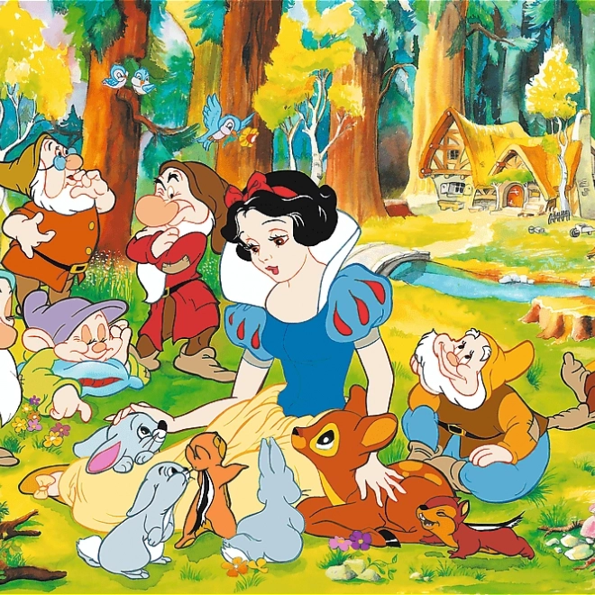 Puzzle Disney: Hófehérke és a hét törpe, 600 darab