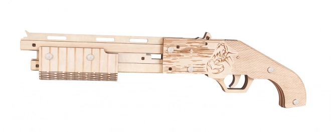 Fa 3D puzzle - Mossberg rugós puska