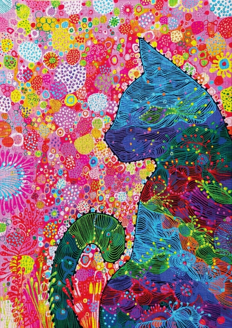 Átgondolt Macska Puzzle 1000 Darab