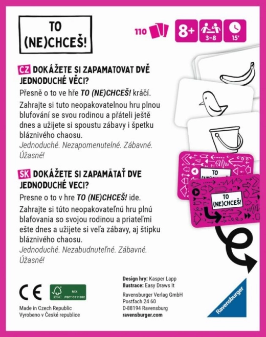 To (Ne)Chces társasjáték
