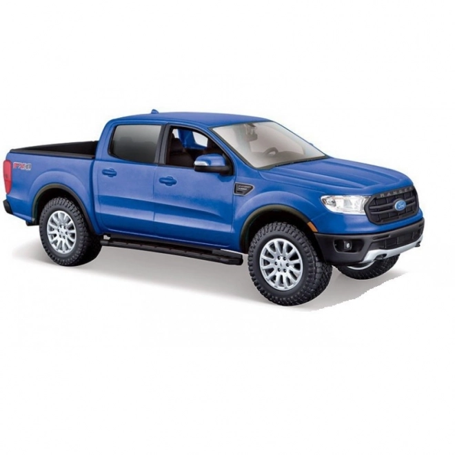 Maisto - 2019 Ford Ranger kisautó, fém, kék