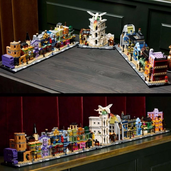 LEGO Harry Potter Varázsló Boltok Miniatűr Modellje a Zsebpiszok Közben