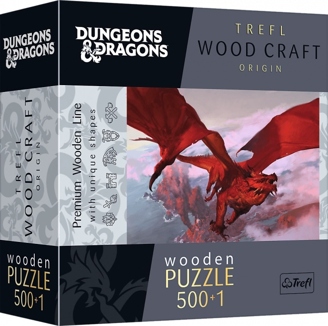 TrefL Dungeons & Dragons ősi vörös sárkány fa puzzle 501 darabos