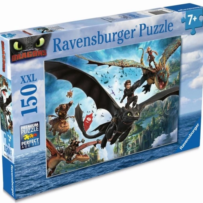 Hogyan neveld a sárkányodat puzzle, 150 darab
