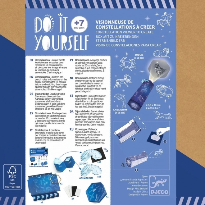 DJeco DIY Csillagkép Vetítő