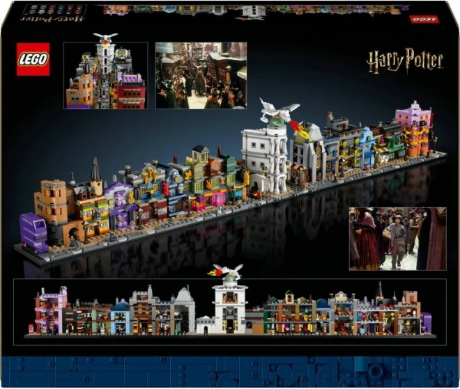 LEGO Harry Potter Varázsló Boltok Miniatűr Modellje a Zsebpiszok Közben