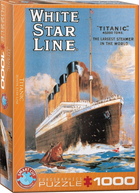 Eurographics Titanic plakát puzzle - 1000 darabos