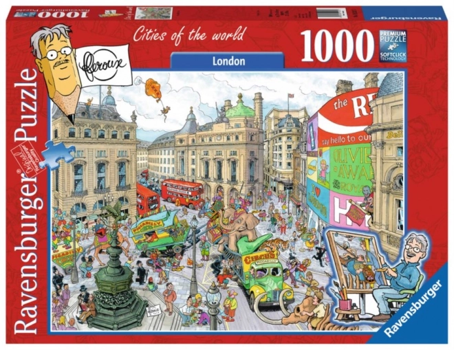 Ravensburger világ városai puzzle: London 1000 darab